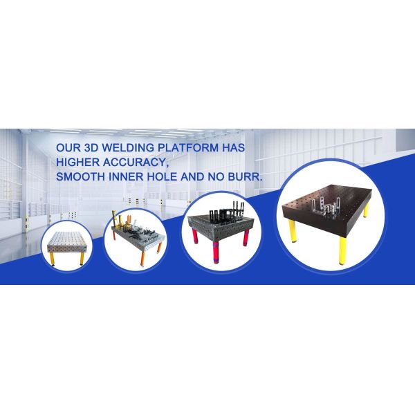Durable steel 3D welding platform for industrial use
