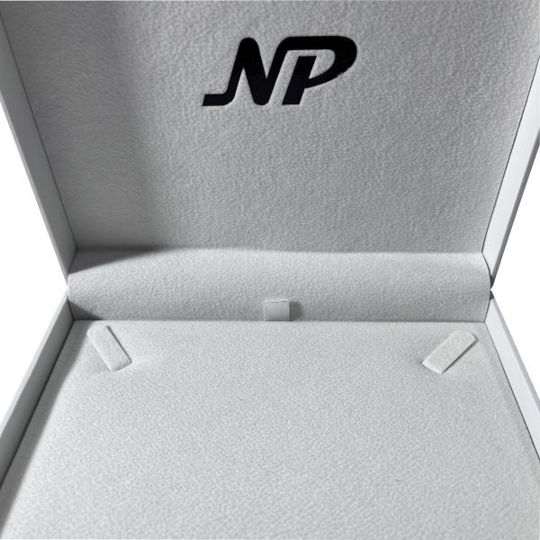 White Classic Luxury Jewelry Packaging Boxes Simplicity Ring Boxes For Wedding