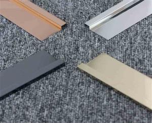 Wholesale Hot sale stainless steel square bars, mirror stainless steel furniture trim, mosaic strip divider for hotel projects from china suppliers