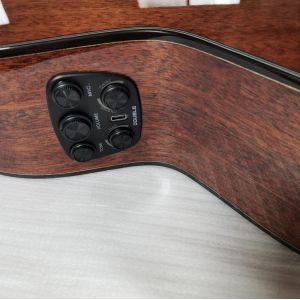 Custom Handcrafted OO Body Cutaway Acoustic Guitar with 12 Strings Double PRO