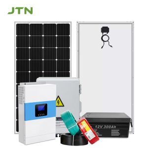 Roof Mounting Off Grid Inverter 5kw Solar Panel Shingles System MPPT Controller
