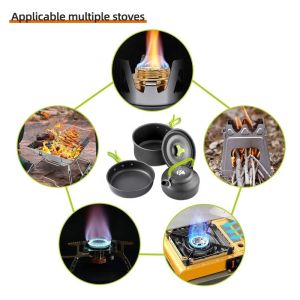 Factory Wholesale Multi-Color Outdoor Cooking Pot Set Durable Ware Tea Pot And