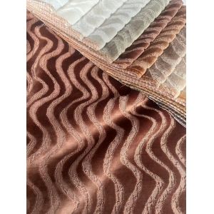 Wholesale 100%PL Jacquard Velvet Sofa Fabric 460gsm 142CM Width from china suppliers
