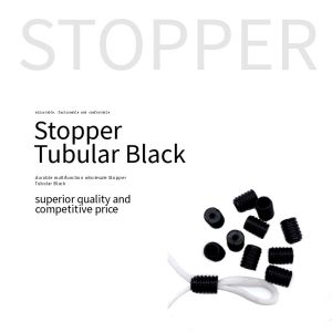 Rubber Cylindrical Cord Lock Stopper Toggles For Face Masks