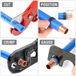 Lightweight PEX Plumbing Crimping Tool Durable Ergonomic Design
