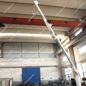 Electro Hydraulic Knuckle Boom Marine Davit Crane 2T8M Running Smoothly