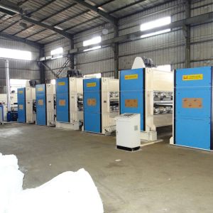 High performance needle punched nonwoven felt making machine