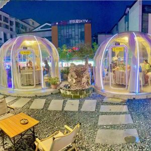 Wholesale OEM Modular Polycarbonate Dome House Custom Size PC Geodesic Dome for Commercial Hotel &amp; Camping Site from china suppliers