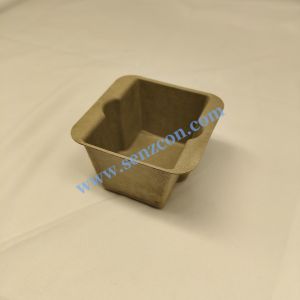 Direct supply from the factory: Dark green pulp molding packaging bases for high