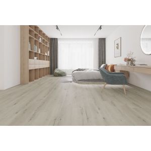 Fire Resistant Engineered Spc Flooring 6mm Wooden Embossed