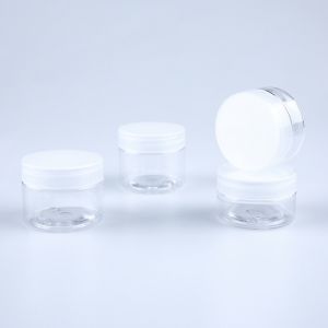 120ml Airtight Plastic Cosmetic Container Jar With Pressure Sensitive Gasket