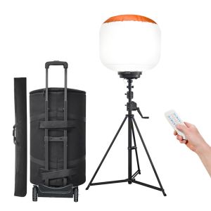 Portable Movable 800W Balloon Light Tower High Brightness For Construction Sites