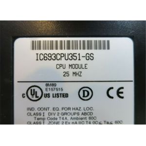 GE Fanuc two built-in Serial Ports .22msec/K IC693CPU351 CPU Module CPU MODULE