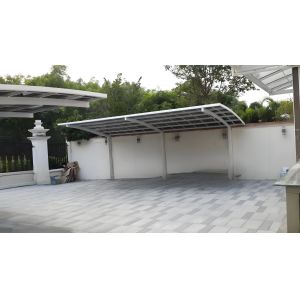 Rectangular Polycarbonate carport Awning with UV Protection Create Perfect