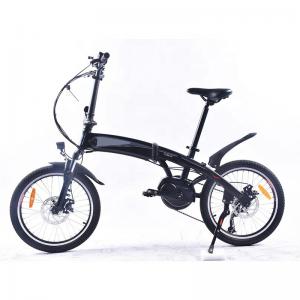 China 350 Mid Driver Motor 36v10ah Good Capacity Li-Ion Battery Electric Folding Bike on sale