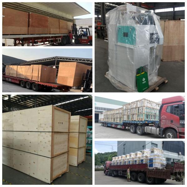 1620*1250*2180mm Vertical Rice Whitening Machine with Emery Roller