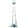 9m Lifting Height And 200Kg Lifting Weight Mobile Aerial Work Platform Aluminum Double Mast for sale