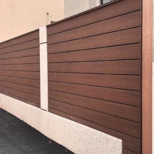 Wood Plastic Composite Garden Decking Boards moisture resistant decking panel