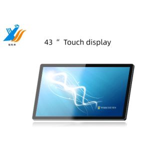 43 Inch Projected Capacitive Touch Panel Waterproof And Fingerprint Proof