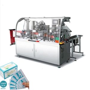 120bags/Min Packing Alcohol Pad Wet Wipes Machine