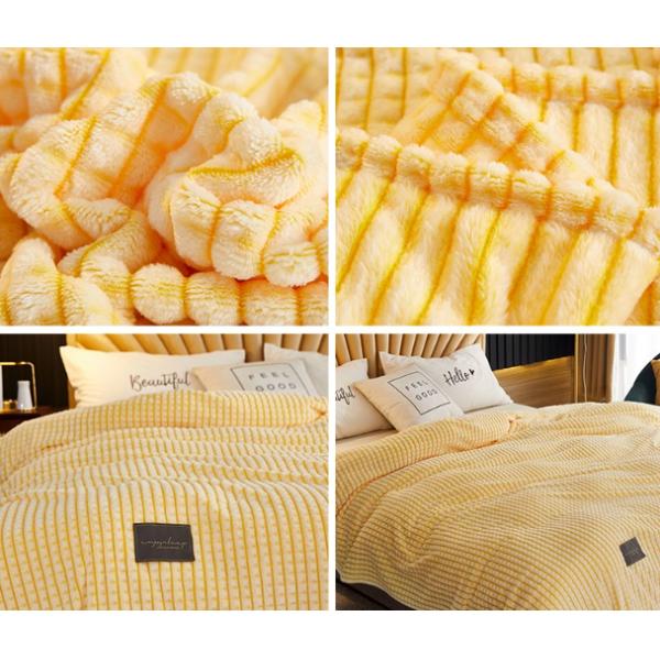 Nondisposable 2024 Magic Fleece Blanket Soft Thickened Skin Friendly Machine Washable