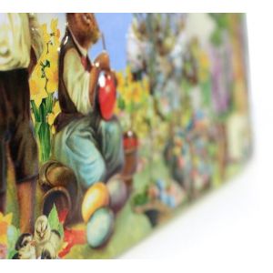 Wholesale Easter rectangular tin box for chocolates