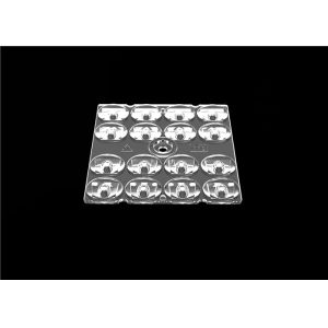 High Lumen LED Lens Array 93% Transmittance Rate Lower Total Cost For LED Lights