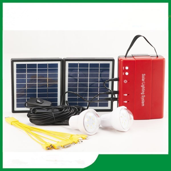 Quality High lumens led solar lighting kits, led solar home lighting kits FM radio function selective for home, camping, etc for sale