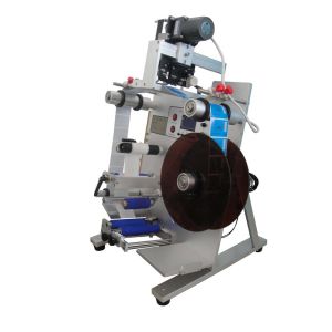 Semi Automatic Vertical Round Bottle Labeler With Date Coding Function
