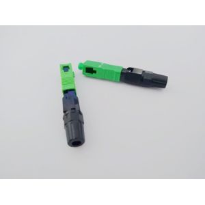 SC / APC 55mm Fiber Fast Connector Embedded Structure High Reliability