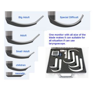 Veterinary use flexible endoscope Fiber Optic Anesthesia video laryngoscopy
