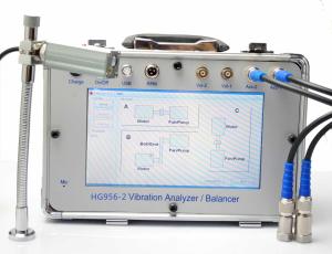 China HG956-2 Vibration Analyzer / Balancer Vibration and Noise Spectrum Analysis Multi-Parameter Bearing Fault Detection on sale