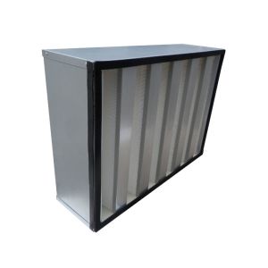 High Efficiency V Bank Combined HEPA Air Filter With Large Air Volume