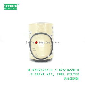 8-98095983-0 5-87610220-0 Fuel Filter Element Kit 8980959830 5876102200 For
