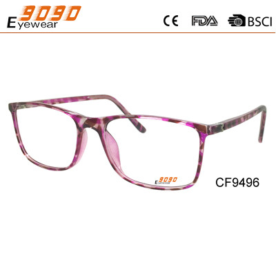 Quality 2018 new style lady's CP Optical frames, fashionable design,pattern on the frame and temple for sale