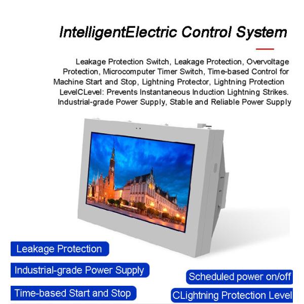 Hotel specific touch screen floor standing multimedia digital outdoor advertising machine