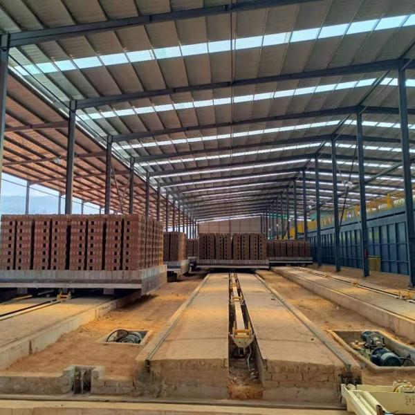 Quality Burning Clay Bricks Tunnel Kiln Brick Macking Plant with 4.8m Kiln Section for sale