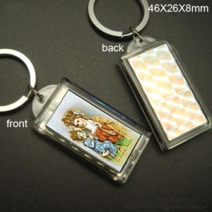 Solar Led Keychain Logo can be imprinted 46 x 26 x 8 mm