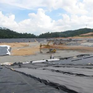 Double Texture HDPE Geomembrane Versatile Solution for Dam Liner and Fish Pond