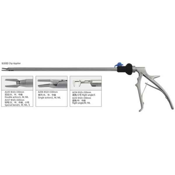 Quality Laparoscopic Surgery Titanium Clip Surgical Ligating Clip Applier Reusable Use for sale