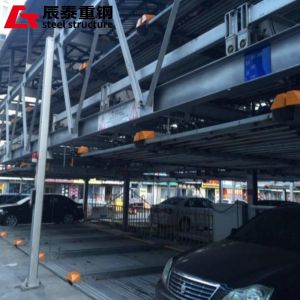 Prefabricated Steel Parking Structures Metal Frame Garage Customized