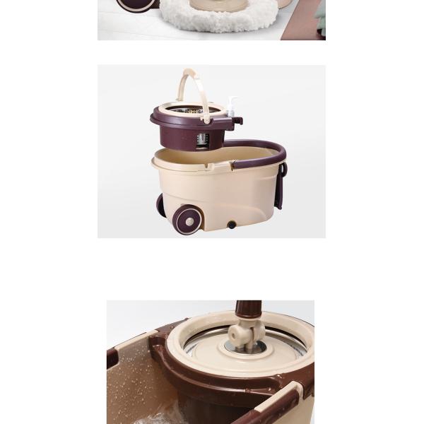 360 Degree Rotating Microfiber Spinning Mop and Bucket Set for Adjustable Cleaning