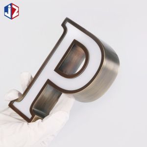 LED 3D Front Lit Signage Dust Resistance Low Power Conumption