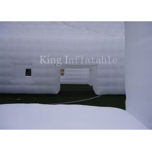 White Color Exhibition Trade Show Inflatable Event Tent With Window