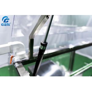 SS304 Frame Rotary Lip Balm Bottom Labeling Machine PLC Control