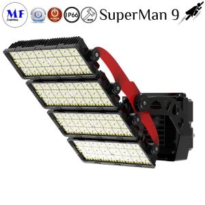 Waterproof High Power LED Stadium Lights 1200W IP67 Ik10 155lm/W for Sport
