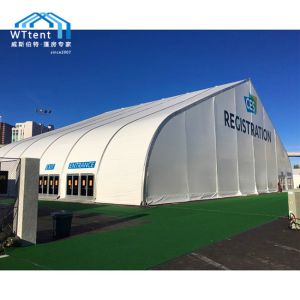 Outdoor Large Curved Tent / Permanent Event Tent Aluminum Alloy Structure