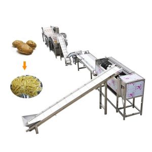 Full Automatic Clean Root Leafy Vegetable Asparagus Washing Processing Line