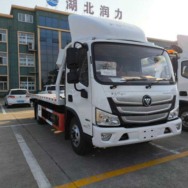 Customized 4X2 FOTON Right Hand Driver 5 Tons Tow Trucks Wrecker Truck Flat Bed Truck With High Quality