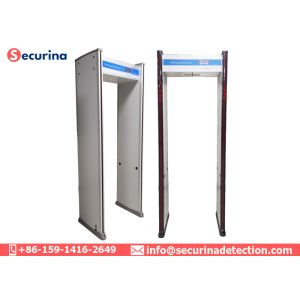 Security Checking Walk Through Gate Metal Detector , Multi Zone Metal Detector